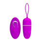 Pretty Love Bradley Egg Massager with remote, purple, 12-function vibrator.