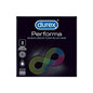 Durex Performance Condoms box with Benzocaine 5% for longer-lasting pleasure.