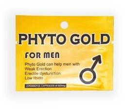 Phyto Gold supplement for men, boosts sexual vitality and libido.